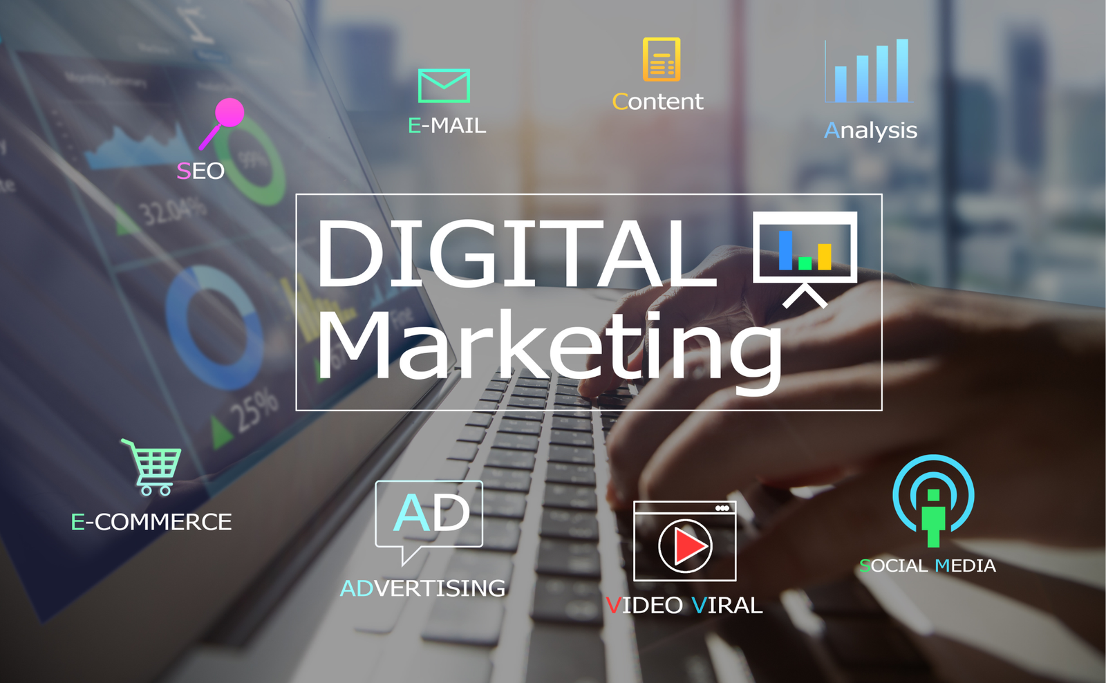 Digital Marketing Graphic by SBC Maketing London - strictlybusiness.co.uk