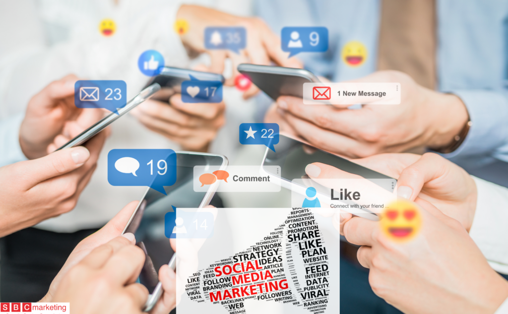 social media marketing by SBC Marketing London