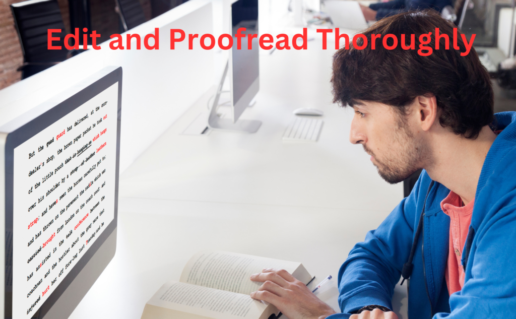 Edit and Proofread Thoroughly - SBC Marketing London