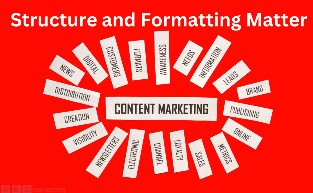 Structure and Formatting Matter