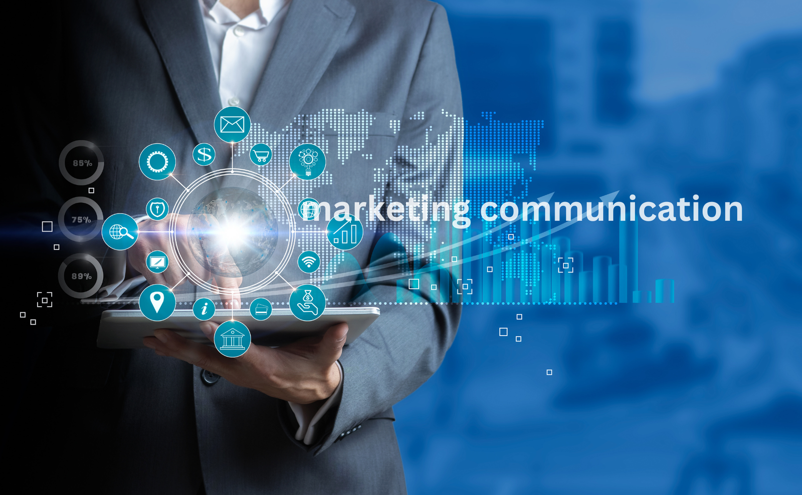 What are some ways to make consumers loyal towards our brand through marketing communication?