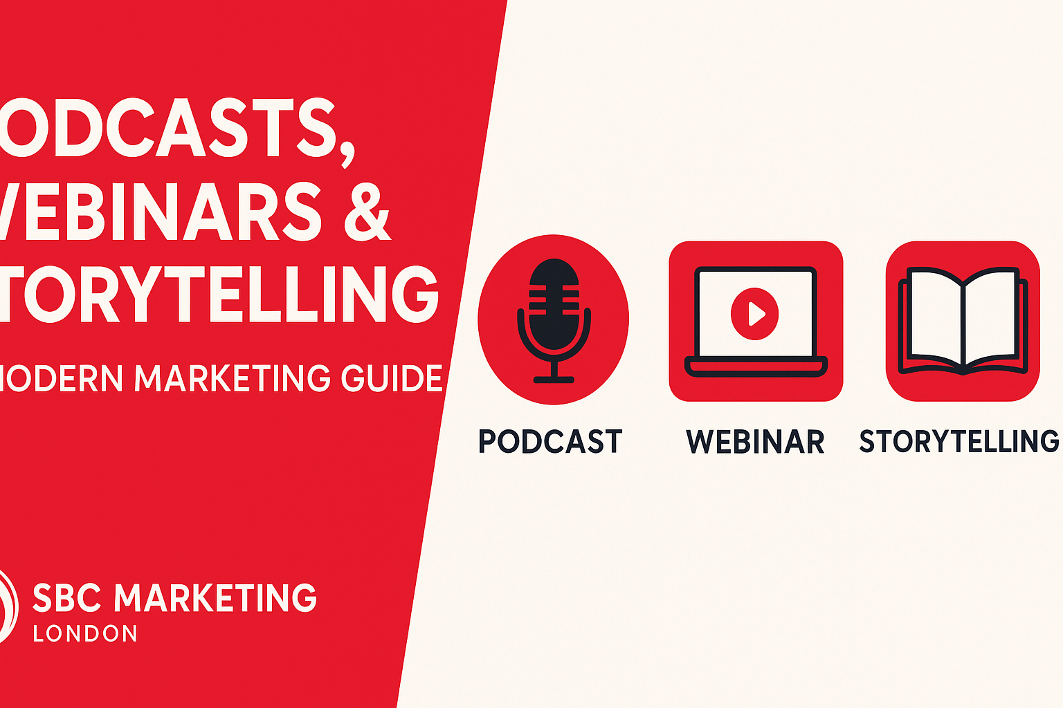 Podcasts, Webinars & Storytelling: Your Step-by-Step Guide to Modern Marketing Success